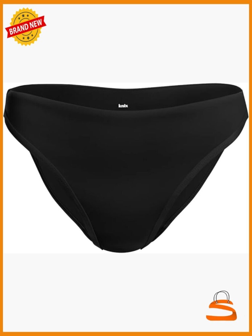 Leakproof Bikini Bottom, UPF 50+ Swimwear, Small Size, Medium Fit